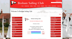 Desktop Screenshot of boshamsailingclub.com