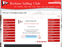 Tablet Screenshot of boshamsailingclub.com